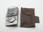 Beautiful Vintage Original Wwii Swiss Army Military Folding Lantern   Canvas Bag