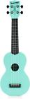Kala Waterman Beach Collection Soprano Ukulele - Glow In The Dark Aqua Mist