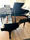Steinway L Grand Piano 5 10 1 2  Ebony Satin Fully Restored