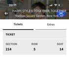 Harry Styles Together Together Tour Mobile Ticket Transfer Only 9 25 26 8pm 1tix