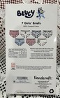 Bluey 7 Pair All Cotton Brief Underwear Handcraft Girls Size 2t 3t New In Pkg