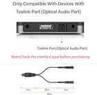 Digital Optical Audio Splitter optical Splitter 1 In 2 Out For Xbox ps4 ps5 d   