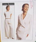 Mccall s 8256 Lida Baday Designed Jacket  Top   Pants Pattern Misses  12 Uncut