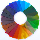 24 Sheets Transparent Cathedral Stained Glass Variety Pack     4 X 6 Inch Vibrant 