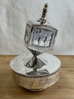 Vtg Godinger Silver Plated Happy Chanukah Silver Plated Music Box Works W  Box
