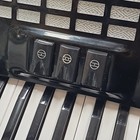 Rossetti Piano Accordion 32 Bass 30 Piano Keys 3 Switches Rare Black Case Straps