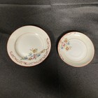 7 Piece Bone China Child Tea Set Rose Transfer Mcm Made In Japan