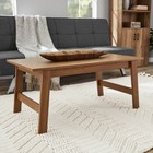 Rustic Wood Coffee Table Rectangle Living Room Storage Furniture Indoor Decor Us