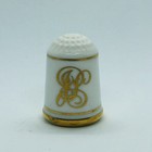 1978 First Lady Fine Bone China Franklin Porcelain Thimble - Jane Pierce