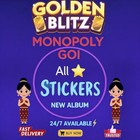 Monopoly Stickers Go 1   - 6     All Stickers Available  Cheapst Super Fast 24 7