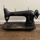 Vintage 1910 Singer 31-15 Industrial Sewing Machine Antique Straight Stitch