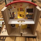 Brio Wooden Railway Fire Station Richard Scarry Busytown Train Set Vintage Track