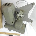 Vintage Excel Home Movie Projector Model P26 16mm   3 Reels W  Box   