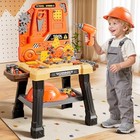 Kids Tool Bench Set With Electric Drill And Realistic Tool  Pretend Play   