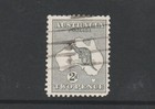 1915 Third Wmk 2d Grey Kangaroo  scratch From E To The Map  Bw 7  2  E  60 00