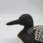 Handcrafted Common Loon Wildlife Figure Detailing Jennings Decoys 7 5  Signed