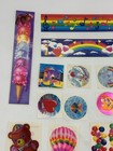 Vintage 1980   s Lisa Frank Sticker Lot Strips Light Switch Covers Circles Hearts