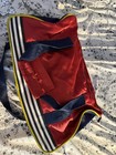 Vintage Adidas Large Duffle Gym Bag 20l Nylon Zip Red navy white