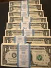 100 Uncirculated  1 Dollar Bills 2021 Series - Bep Straps  F- Atlanta Reserve