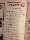 Playbill  nine  At 46th Street Theatre Sept  1982  Raul Julia  Great Condition 