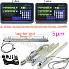 Toauto Linear Scales 5um   Dro Digital Readout 2 3 Axis Kit For Bridgeport Mill