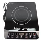 Classic Cuisine 1800 Watt Induction Cooker 5 Cook Settings High Power Tested 