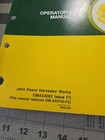 John Deere 7200 Maxemerge 2 Drawn Planters 4   6 Row Narrow Operators Manual