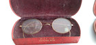 9pr Antique Eyeglasses spectacles  2 W cases-metal Frames W arms 2civil War Era