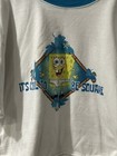 Vintage Y2k Spongebob    cool To Be Square    Crop Shirt Size S m Bin 1