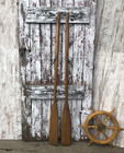 2 Vintage Wood Boat Oars Smokers Brand 66  Lake House Beach Canoe Paddle
