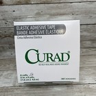 Lot Of 2 Curad Elastic Adhesive Tape - 3  X 5 Yd - White - 8 Rolls Non260403