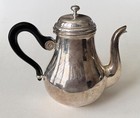 Christofle Sterling Silver Teapot With Ebony Handle x232