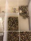 Variety Tiny Metal Beads With Plastic Case 