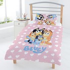 Bluey Dog Junior Duvet Cover Set Cotbed Toddler 100  Cotton I Love U Children s