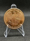 1 Oz  999 Fine Copper Round     Don   t Tread On Me     Tea Party Gadsden Design