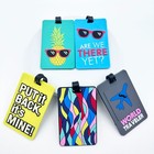 1pc Pvc Luggage Tag Travel Suitcase Id Address Label Holder S