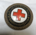 German Red Cross Nurse Helper Enamel Pin Wwii Ges Gesch 1 1 4 