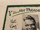 Nat King Cole Capitol Records Display Poster Sign Too Young 1951 Mona Lisa