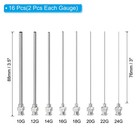 16pcs Different Gauge 3 Inch Blunt Tip Dispensing Needle For Adhesive