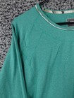 The North Face Women s Long Sleeve Performance Shirt Green Medium Activewear