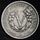 1883 No Cents Liberty V Nickel    best Value On Ebay    Full Liberty  Free Shipping