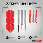 Hell Fire A 22g  24g - Tungsten Steeltip Darts Set With Flights   Shafts