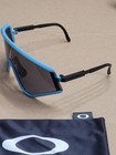 New Authentic Oakley Eyeshade Blue With Gray 30th Anniversary Lens