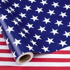 Reversible Patriotic Wrapping Paper Roll  17 In X 16 4 Ft Stars And Stripe