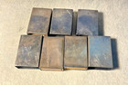 Antique Sterling Silver Match Safe  Vesta  Matchbook Holders - Lot Of 7