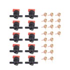 10 X 1 4  In-line Straight Fuel Gas Shut-off   Cut-off Valves Lawn Mower Us New