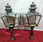 Vintage Hinkley Lighting Copper Carriage Lights Sconce Tested Working Wall Mount