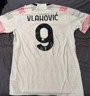 2023-24 Adidas Men   s Juventus White Away Authentic Version Soccer Jersey Large L