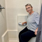 Grab Bars For Bathtubs And Showers  Heavy Duty Shower Handle 2 Pack 12 Inch For 