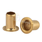 Brass Hollow Tubular Rivets Eyelet Grommets 0 9 1 3 1 5 1 7 2 2 3 2 5 3 4 5 6mm